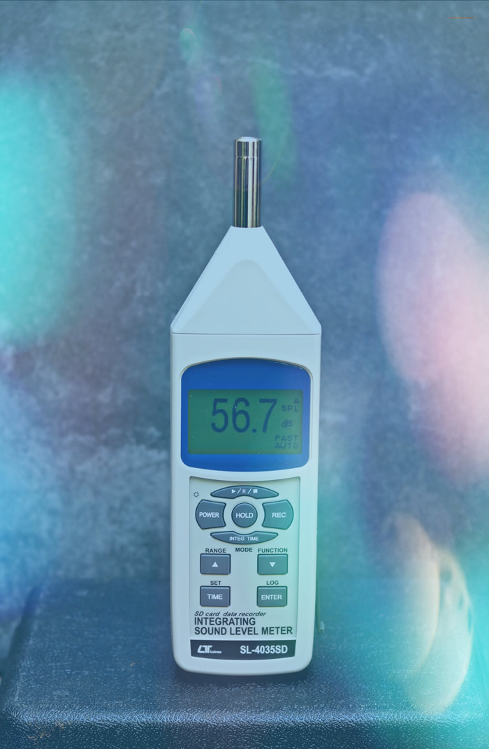 Sonometro para medición de ruidos
